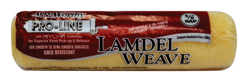 ARROWORTHY - ArroWorthy Pro-Line Polyester 9 in. W X 3/8 in. Paint Roller Cover 1 pk [9FLD3]