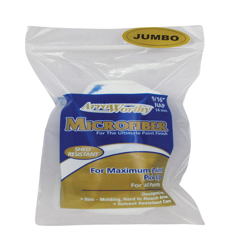 ARROWORTHY - ArroWorthy Microfiber 4 in. W X 9/16 in. Jumbo Mini Paint Roller Cover 1 pk