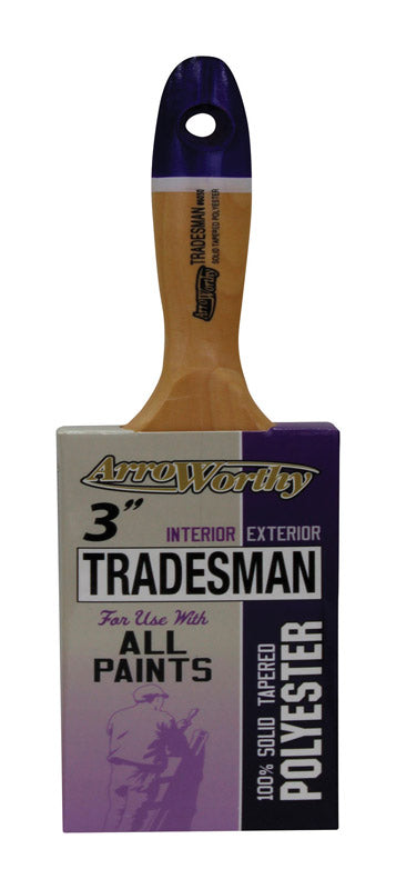 ARROWORTHY - ArroWorthy Tradesman 3 in. Chiseled Paint Brush