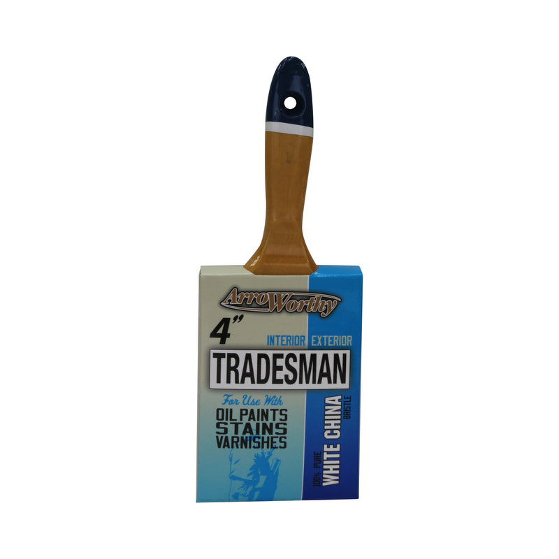 ARROWORTHY - ArroWorthy Tradesman 4 in. Flat Paint Brush