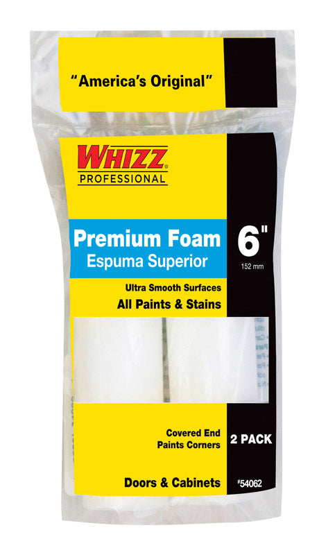 WHIZZ - Whizz Foam 6 in. W X 1/2 in. Mini Paint Roller Cover 2 pk - Case of 10 [54062]