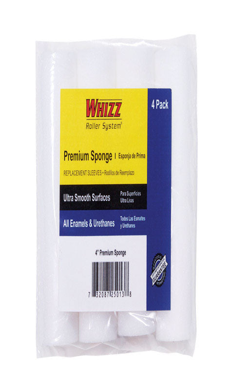 WHIZZ - Whizz Sponge 4 in. W X 1/2 in. Mini Paint Roller Cover 4 pk