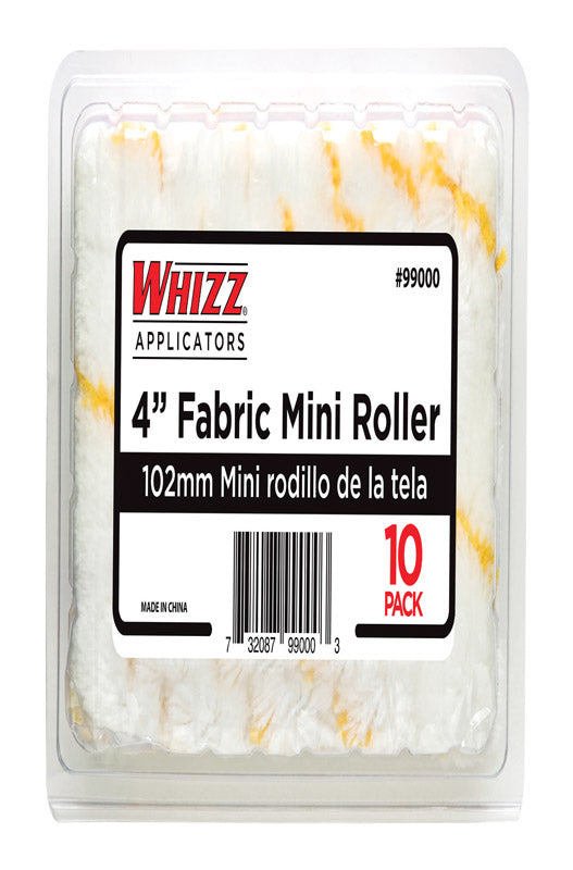 WHIZZ - Whizz Fabric 4 in. W X 1/2 in. Mini Paint Roller Cover 10 pk