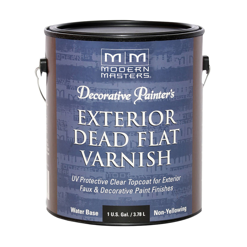 MODERN MASTERS - Modern Masters Semi-Gloss Clear Water-Based Dead Flat Varnish 1 gal [DP612GAL]