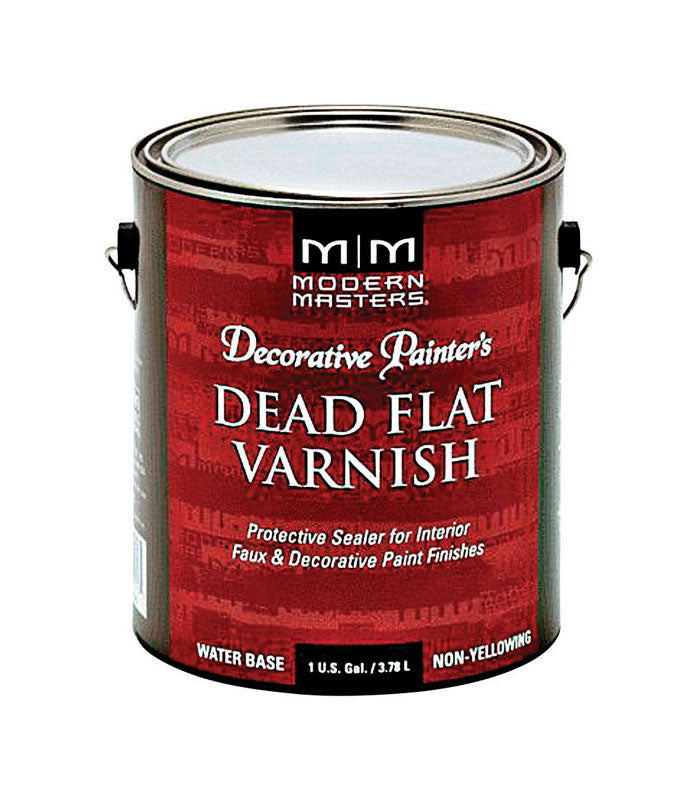 MODERN MASTERS - Modern Masters Semi-Gloss Clear Water-Based Dead Flat Varnish 1 gal [DP609GAL]