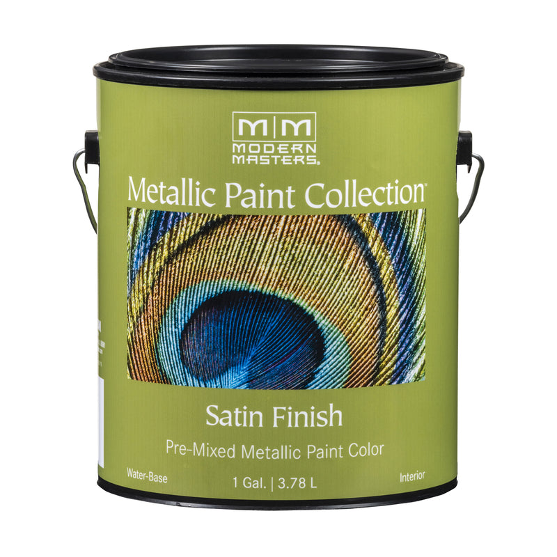 MODERN MASTERS - Modern Masters Shimmer Satin Brass Water-Based Metallic Paint 1 gal