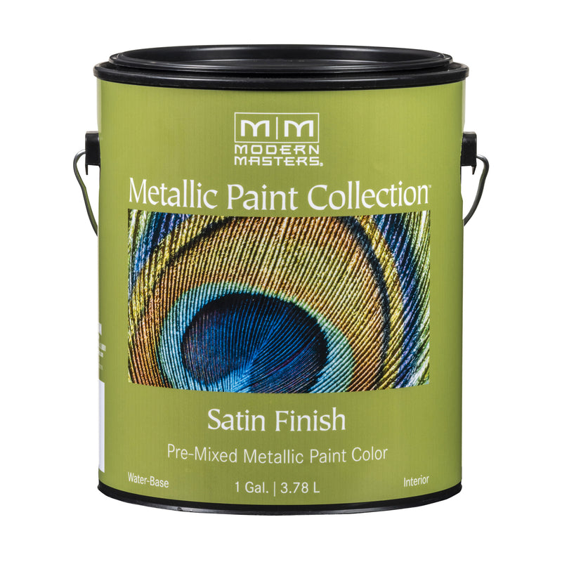 MODERN MASTERS - Modern Masters Shimmer Satin Gold Rush Water-Based Metallic Paint 1 gal