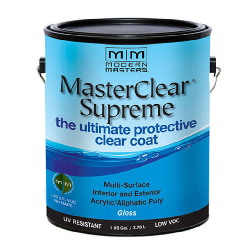 MODERN MASTER - Modern Masters MasterClear Supreme Gloss Clear Water-Based Protective Coating 1 gal