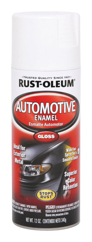 RUST-OLEUM - Rust-Oleum Automotive Gloss White Enamel Spray Paint 12 oz - Case of 6