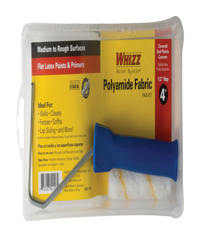 WHIZZ - Whizz 4 in. W Mini Paint Roller Kit Threaded End