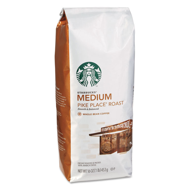 Starbucks - Whole Bean Coffee, Pike Place Roast, 1 lb Bag