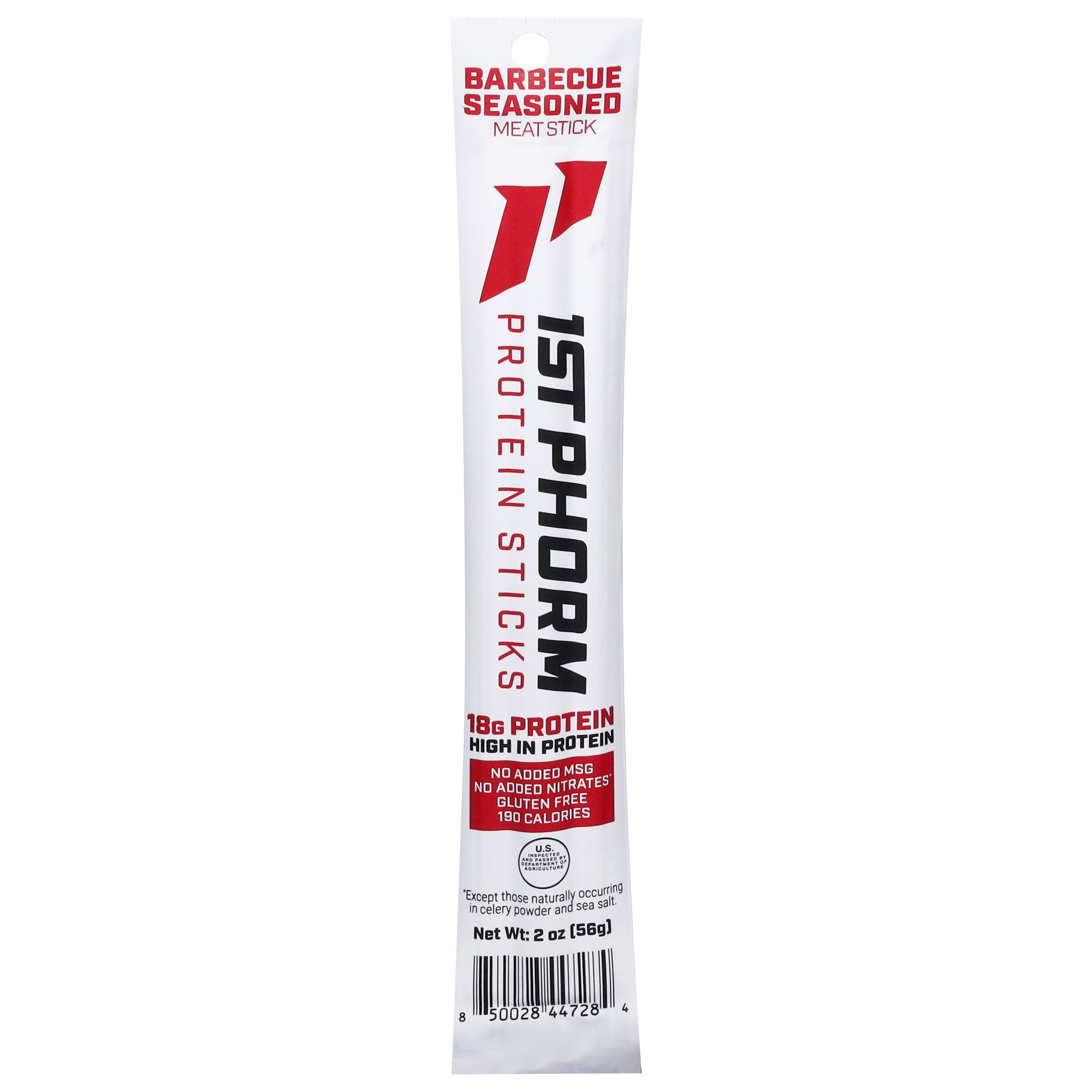 1st Phorm Barbecue Seasoned Protein Sticks 2 oz - Case of 15