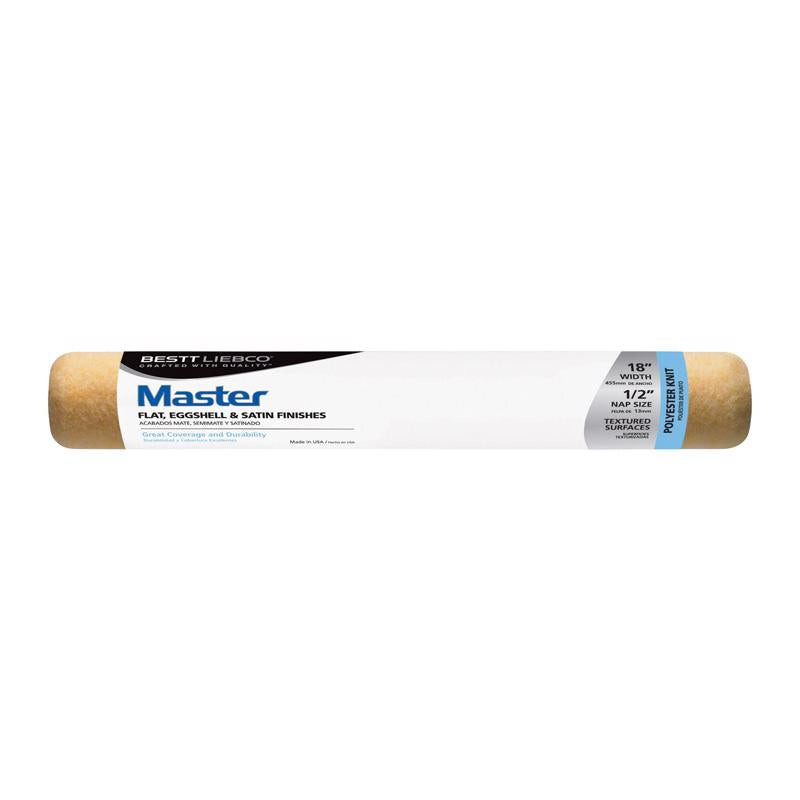 BESTT LIEBCO - Bestt Liebco Master Polyester Knit 18 in. W X 1/2 in. Paint Roller Cover 1 pk