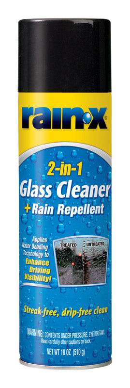 RAIN-X - Rain-X Glass Cleaner/Rain Repellant Aerosol 18 oz