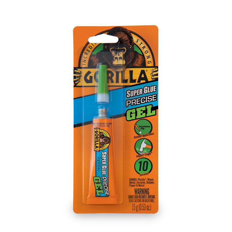 GORILLA - Gorilla High Strength Super Glue 15 gm - Case of 6 [109804]