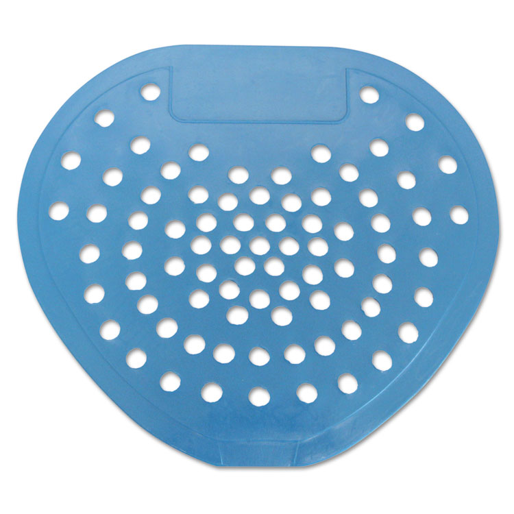 HOSPECO - Health Gards Vinyl Urinal Screen, Mint Scent, 7.75 x 6.88, Blue, Dozen