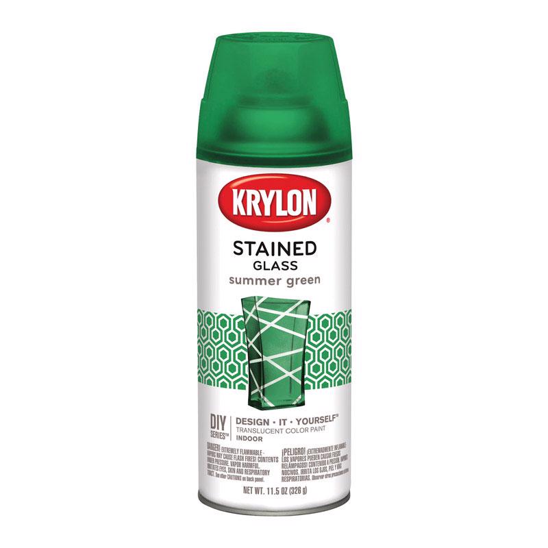 KRYLON - Krylon Stained Glass Summer Green Spray Paint 11.5 oz