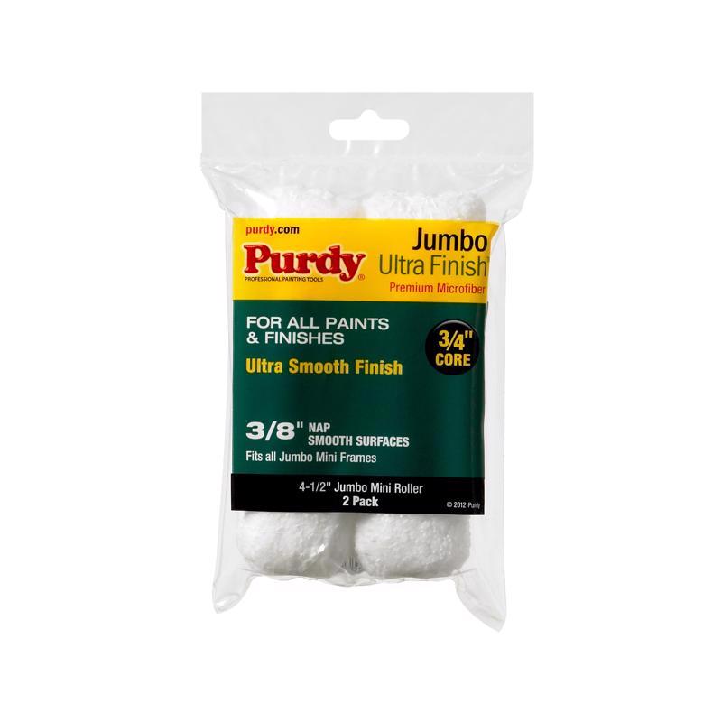 PURDY - Purdy Ultra Finish Microfiber 4.5 in. W X 3/8 in. Mini Paint Roller Cover 2 pk