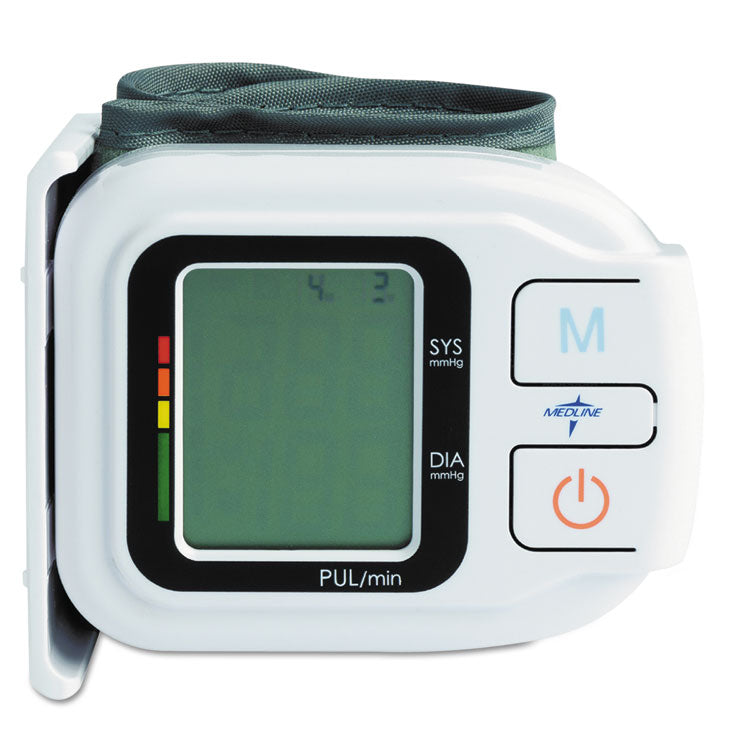 Medline - Automatic Digital Wrist Blood Pressure Monitor, One Size Fits All