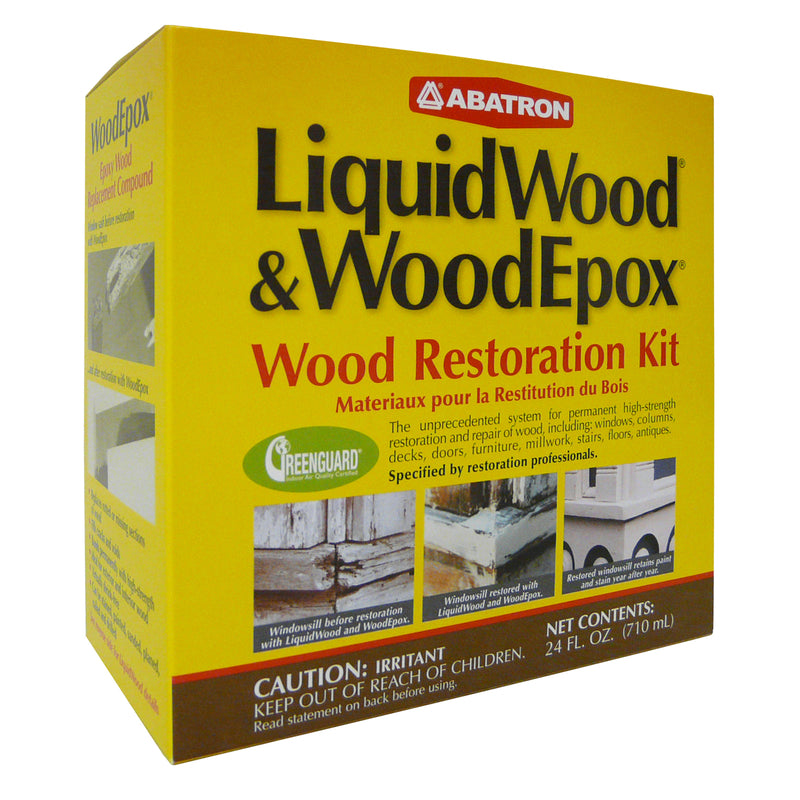 ABATRON - Abatron LiquidWood and WoodEpox Beige Wood Restoration Kit 24 oz