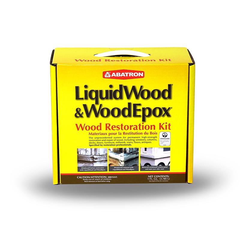 ABATRON - Abatron LiquidWood and WoodEpox Beige Wood Restoration Kit 4 qt