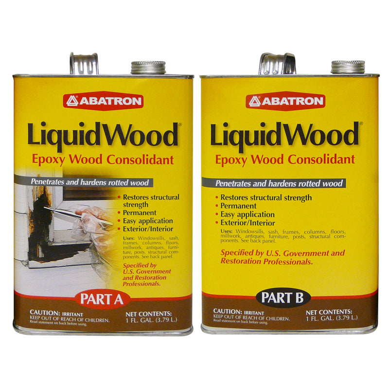 ABATRON - Abatron LiquidWood Clear Epoxy Wood Consolidant Kit 2 gal