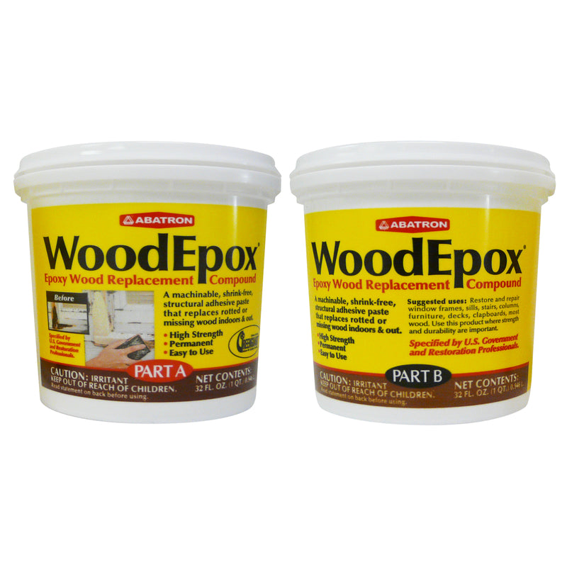 ABATRON - Abatron WoodEpox Beige Epoxy Wood Filler Kit 2 qt