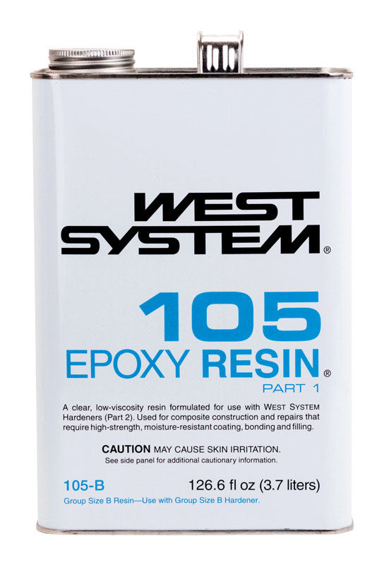 WEST SYSTEM - West System 105 Resin Extra Strength Epoxy Epoxy Resin 126.6 oz