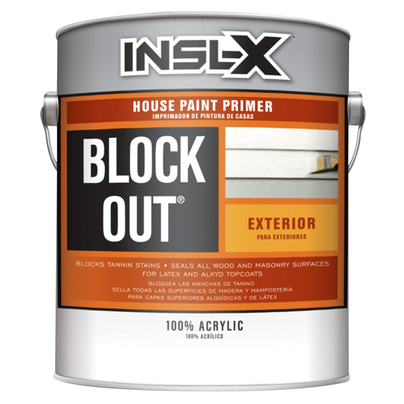 INSL-X - Insl-X Block Out White Flat Acrylic Primer 1 gal