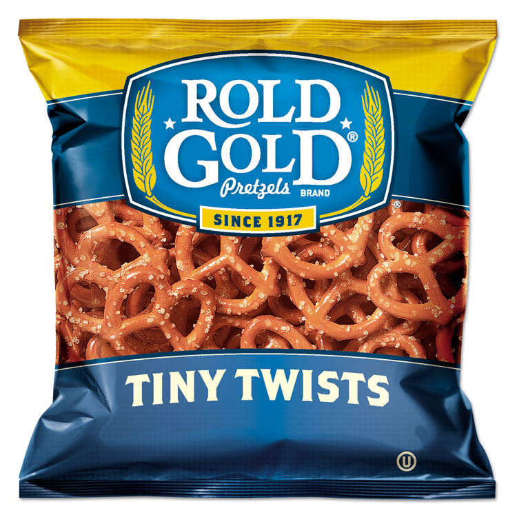 Rold Gold - Tiny Twists Pretzels, 1 oz Bag, 88/Carton