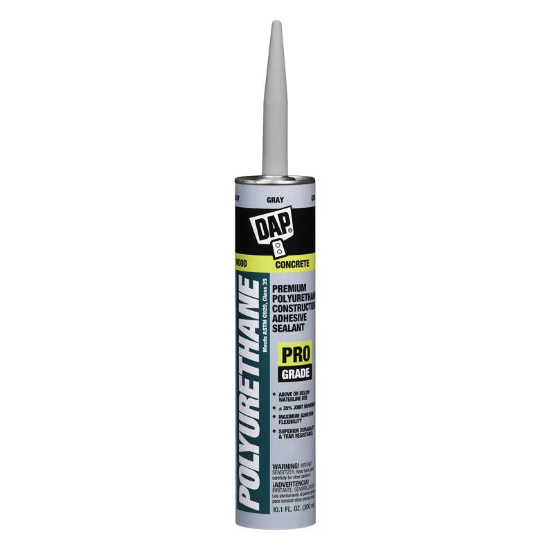 DAP - DAP Pro Grade Gray Polyurethane Construction Sealant 10.1 oz - Case of 12