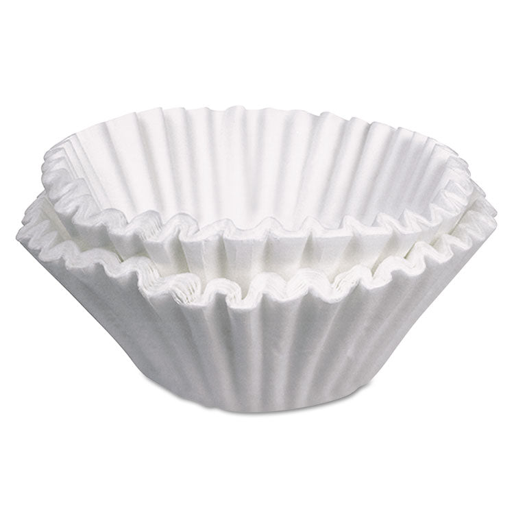 BUNN - Commercial Coffee Filters, 6 gal Urn Style, Flat Bottom, 36/Cluster, 7 Clusters/Carton