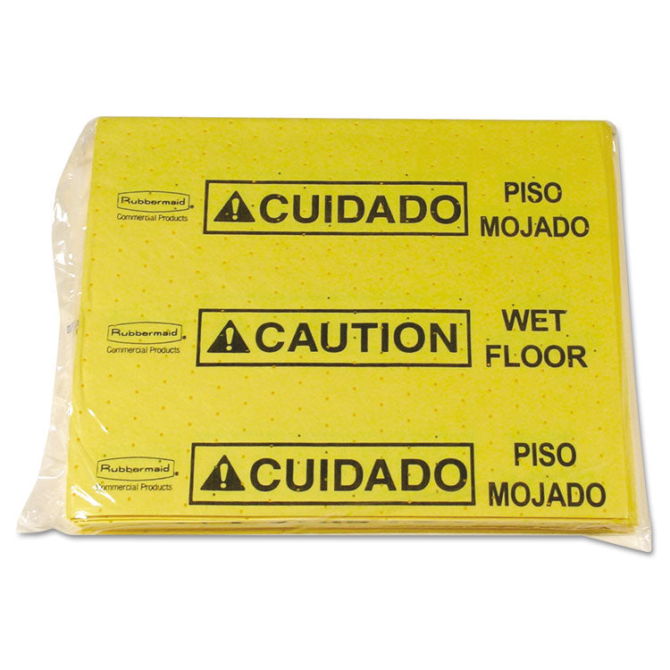 Rubbermaid Commercial - Over-The-Spill Pad Tablet, 12 oz, 14 x 16.5, 25/Pack