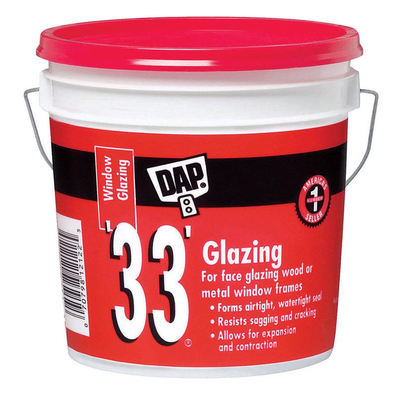 DAP - DAP White Glazing Compound 1 gal - Case of 2