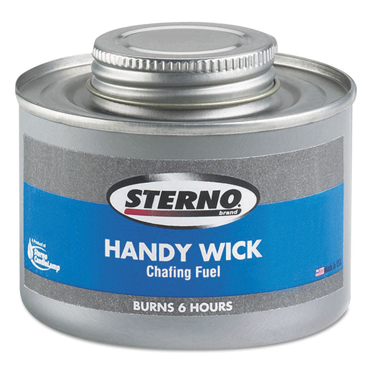 Sterno - Handy Wick Chafing Fuel, Methanol, 6 Hour Burn, 7.11 oz Can, 24/Carton
