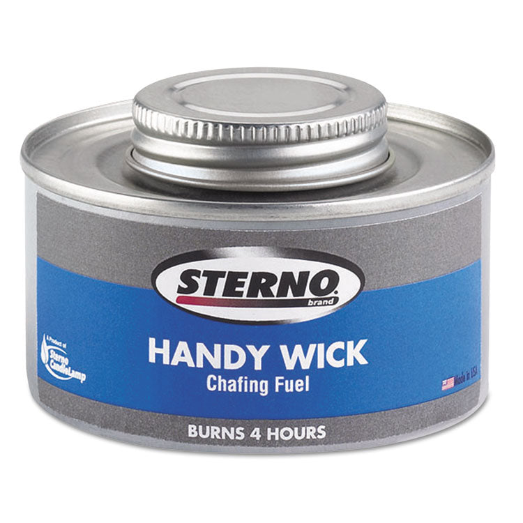 Sterno - Handy Wick Chafing Fuel, Methanol, 4 Hour Burn, 4.84 oz Can, 24/Carton