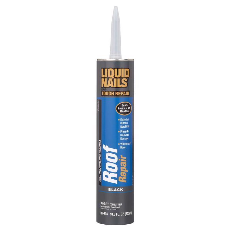 LIQUID NAILS - Liquid Nails Tough Repair Black Latex Caulk Sealant 10.3 oz
