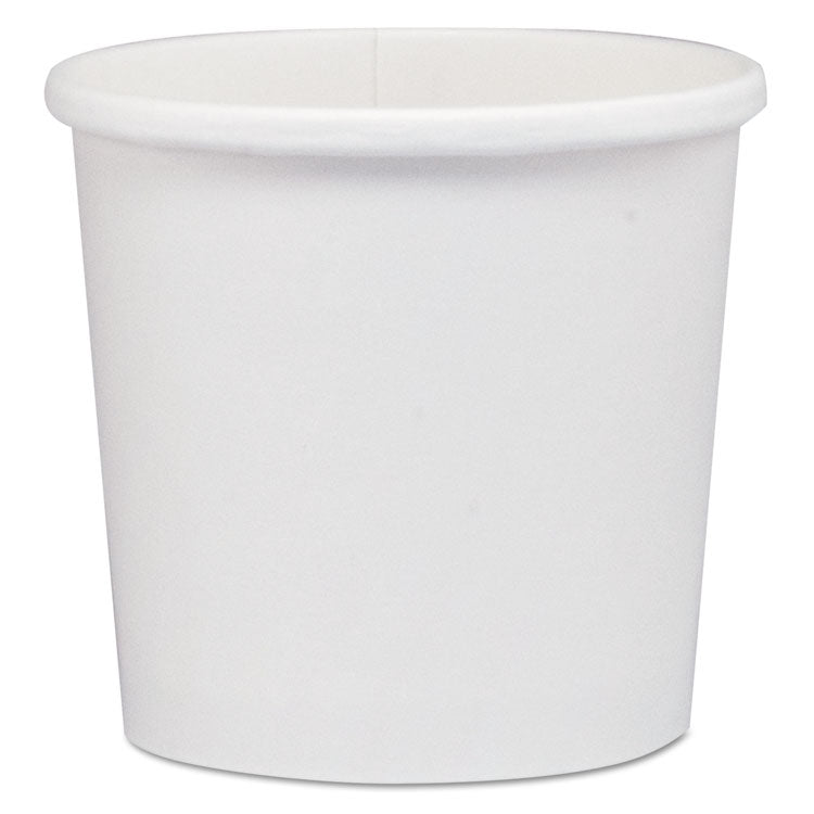 Dart - Flexstyle Double Poly Paper Containers, 12 oz, 3.6" Diameter, White, Paper, 25/Bag, 20 Bags/Carton