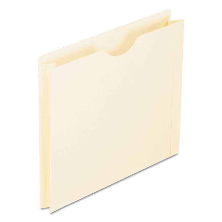 Pendaflex - Manila Reinforced File Jackets, 2-Ply Straight Tab, Letter Size, Manila, 50/Box (6236434)