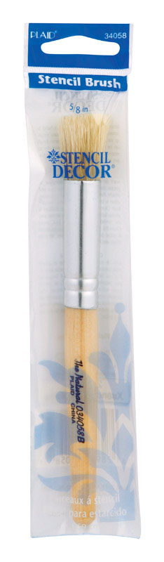 PLAID - Plaid Stencil Decor 5/8 in. Round Stencil Paint Brush - Case of 6