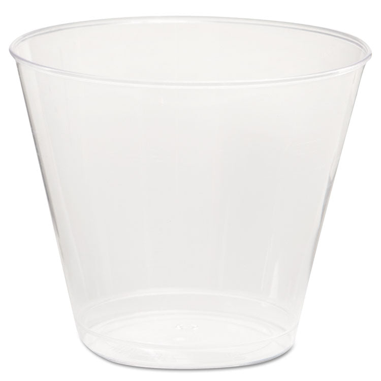 WNA - Comet Plastic Tumbler, 5 oz, Clear, Squat, 50/Pack, 20 Packs/Carton