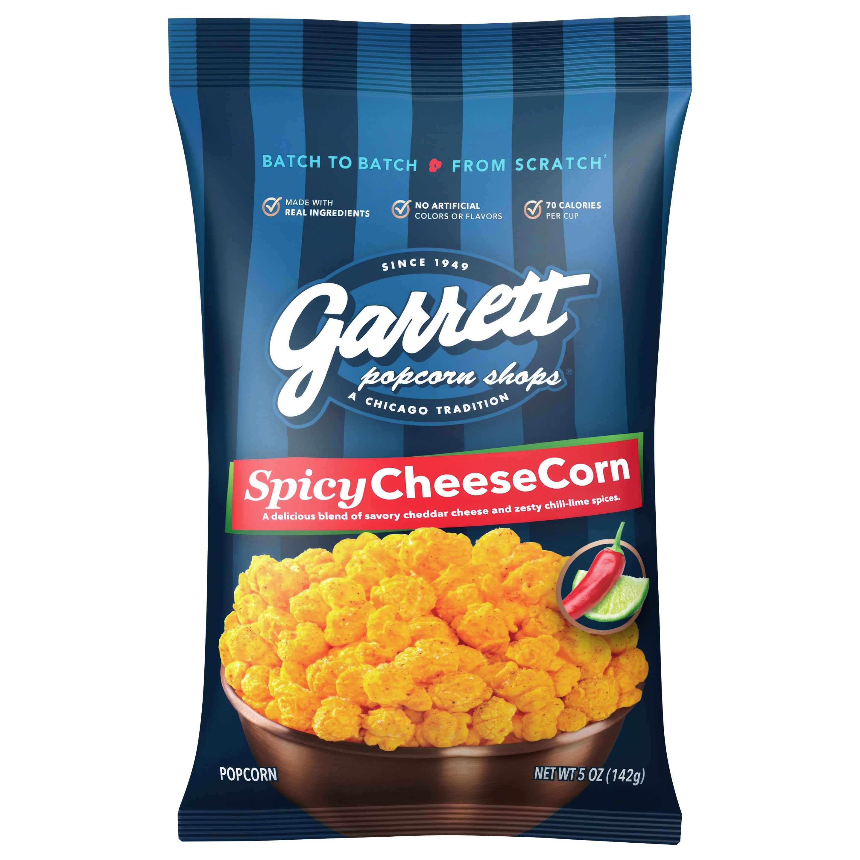 Garrett Popcorn Shops, Spicy CheeseCorn 5oz - Case of 9
