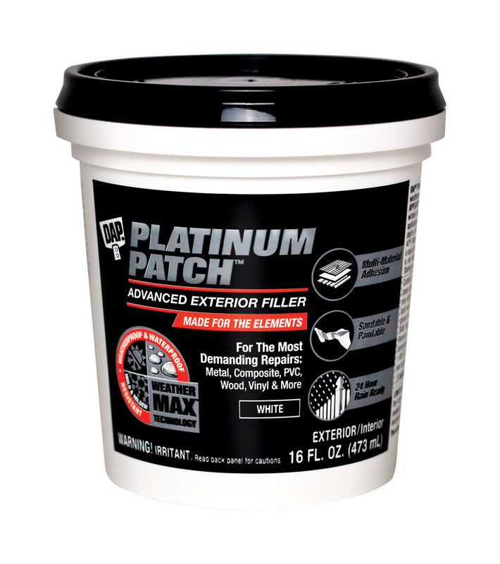 PLATINUM PATCH - DAP Platinum Patch Ready to Use White Exterior Filler 16 oz