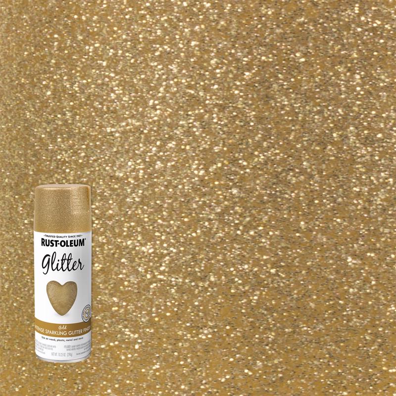 SPECIALTY - Rust-Oleum Specialty Glitter Gold Spray Paint 10.25 oz