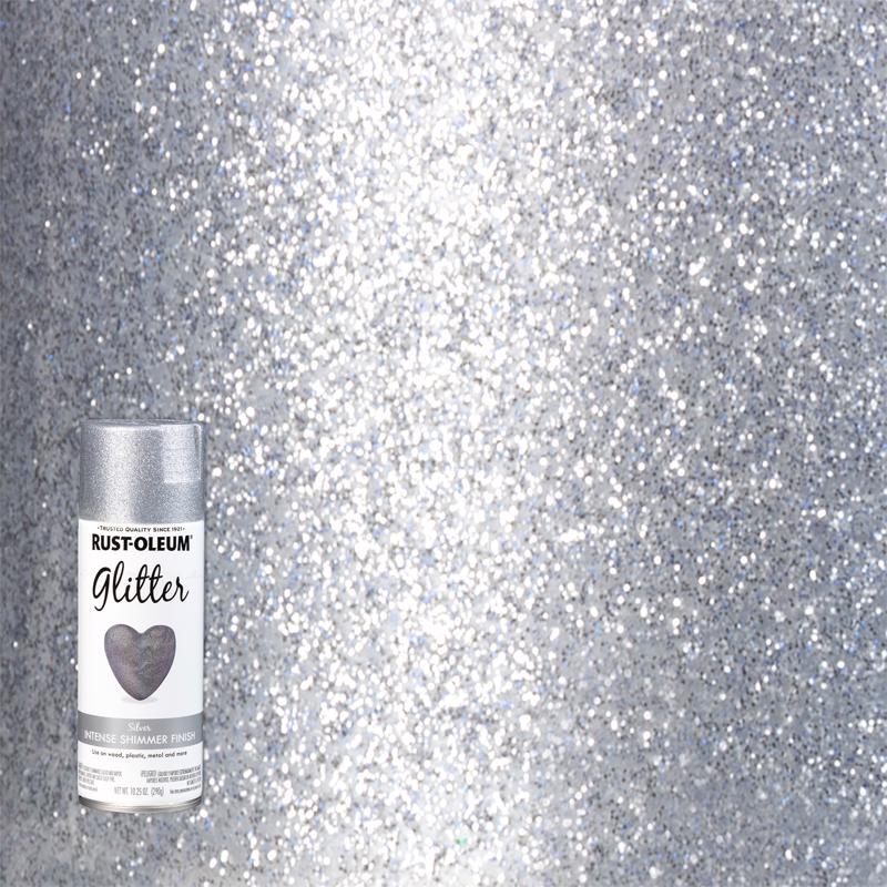 SPECIALTY - Rust-Oleum Specialty Glitter Silver Spray Paint 10.25 oz