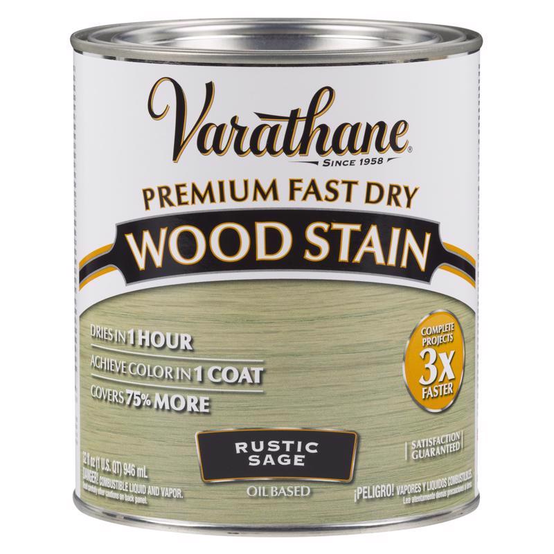 VARATHANE - Varathane Semi-Transparent Gloss Rustic Sage Oil-Based Urethane Modified Alkyd Fast Dry Wood Stain 1