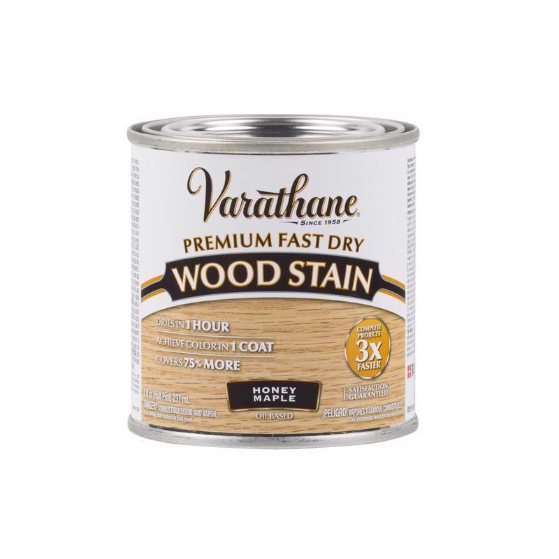 VARATHANE - Varathane Semi-Transparent Gloss Honey Maple Oil-Based Urethane Modified Alkyd Fast Dry Wood Stain 0