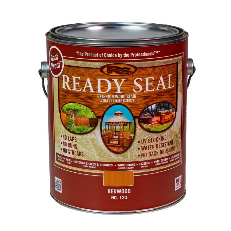 READY SEAL - Ready Seal Goof Proof Semi-Transparent Redwood Oil-Based Penetrating Wood Stain/Sealer 1 gal - Case of 4