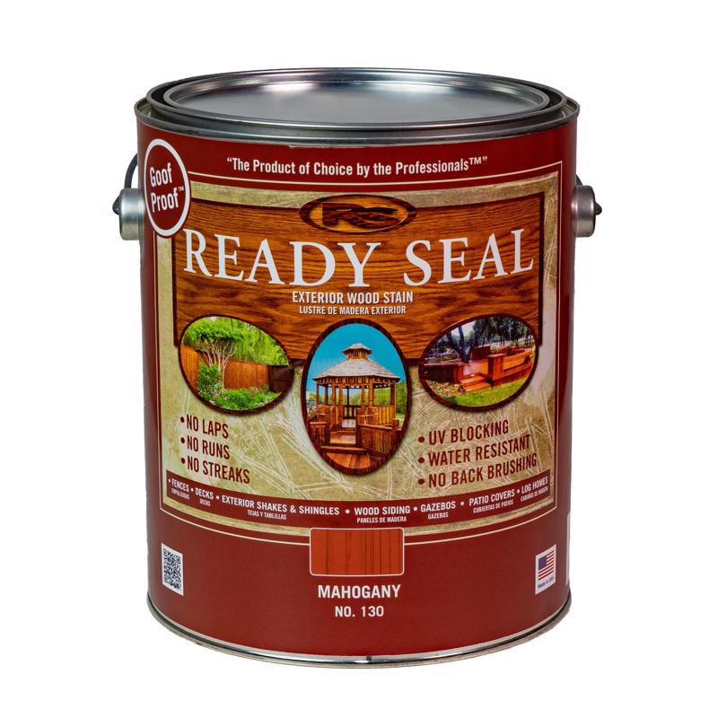 READY SEAL - Ready Seal Goof Proof Semi-Transparent Mahogany Oil-Based Penetrating Wood Stain/Sealer 1 gal - Case of 4