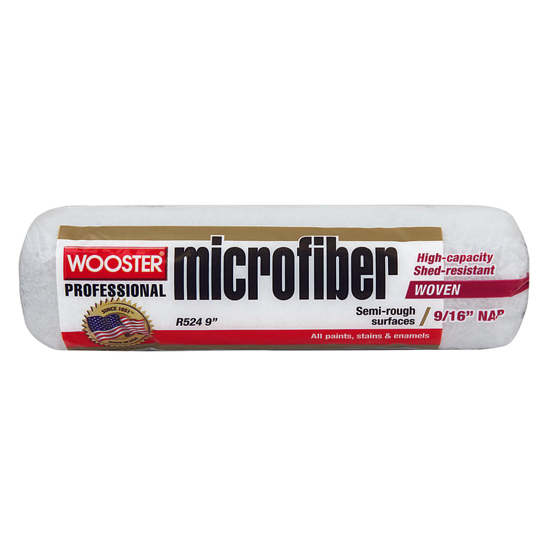 WOOSTER - Wooster Microfiber 9 in. W X 9/16 in. Paint Roller Cover 1 pk